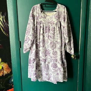 Happy x Nature by Kate Hudson Boho Swing Drop Waist Dress Size L